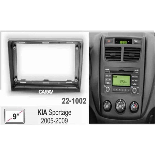 Штатная магнитола Stonelock KIA9201MB8 2/32 ГБ для Kia Sportage II 2004-2010 на Android 10.0