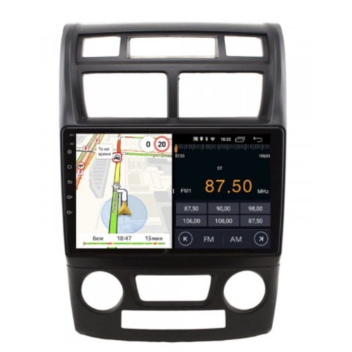 Штатная магнитола Parafar для Kia Sportage II 2004-2010 (с климат-контролем) на Android 11.0 (PF536FHD-Low)