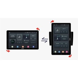 CarMedia OL-9734-RL TESLA (вертикально-поворотный экран) для Kia Sportage II 2004-2010 на Android 10.0