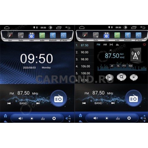 Штатная магнитола CarMedia OL-9734-HL TESLA для Kia Sportage II 2004-2010 на Android 10.0