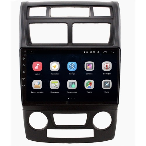 Штатная магнитола Parafar для Kia Sportage 2 2007-2010 (с климат-контролем) на Android 10.0 (PF536Lite-Low)