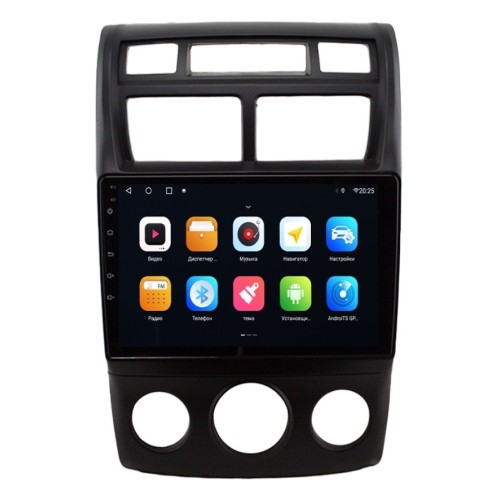 Штатная магнитола Parafar для Kia Sportage 2 2007-2010 (с кондиционером) на Android 10.0 (PF536AHD-AC-Low)
