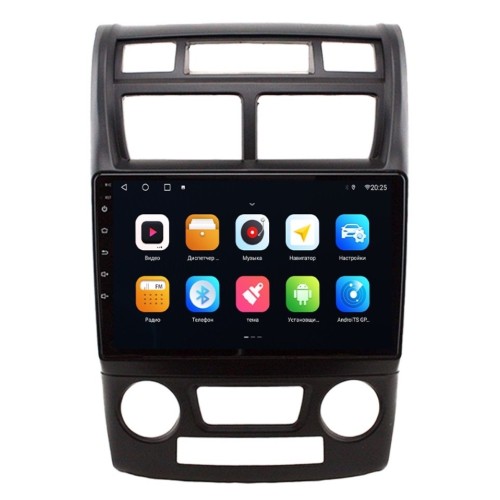 Штатная магнитола Parafar для Kia Sportage 2 2007-2010 (с климат-контролем) на Android 10.0 (PF536AHD-Low)