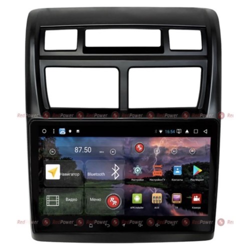 Штатная магнитола Redpower K 51075 R IPS DSP для Kia Sportage 2008-2010 (рестайл) на Android 8.1