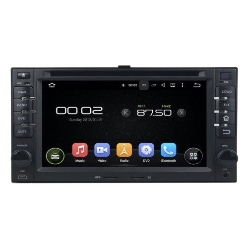 Штатная магнитола CarMedia XN-6227-P6 для KIA Carens, Carnival, Optima, Picanto, Rio, Sorento, Sportage, Spectra на Android 10.0