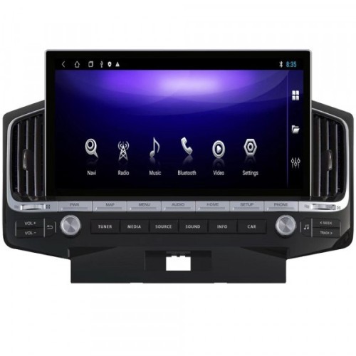 Штатная магнитола Parafar для Toyota Land Cruiser 200 2007-2015 экран 13 на Android 12.0 (PF381L13)
