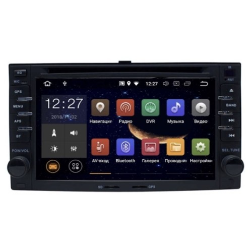ШТАТНАЯ МАГНИТОЛА KIA SPORTAGE, CARNIVAL, CERATO, SORENTO LETRUN 2715 ANDROID 8.X MTK-L
