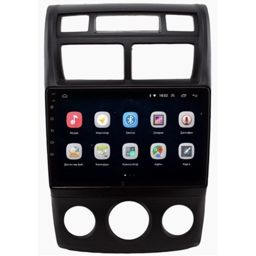 Штатная магнитола Parafar для Kia Sportage 2 2007-2010 (кондиционером) на Android 10.0 (PF536Lite-AC-Low)