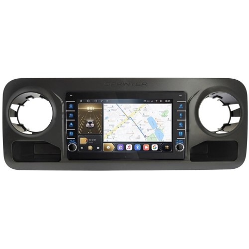 Штатная магнитола CarMedia SF-1021-D (с кнопками) для Mercedes Sprinter 2018+ на Android 10.0