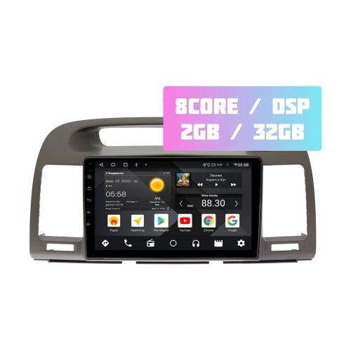 Wide Media MT9105QT-2/32 для Toyota Camry V30 2001-2006 на Android 10.0