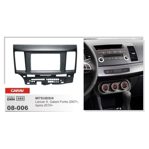 Переходная рамка CARAV 08-006/ Intro RMS-FC459 (Mitsubishi Lancer X, Galant Fortis 2007+, Ispira 2010+)