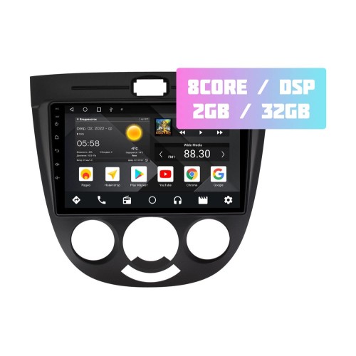 Wide Media MT9137QT-2/32 тип2 для Chevrolet Lacetti 2004-2013 на Android 10.0