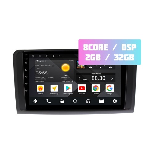 Wide Media MT9149QT-2/32 для Mercedes GL-klasse (X164), ML-klasse (W164) 2005-2012 на Android 10.0