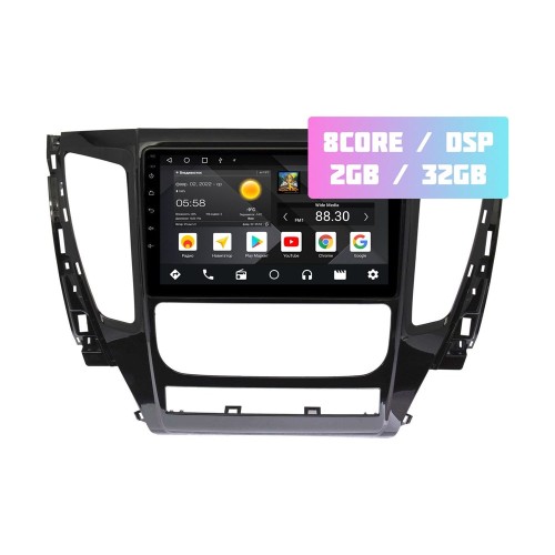Wide Media MT9155QT-2/32 для Mitsubishi Pajero Sport III 2015-2021 (авто с АКПП) на Android 10.0