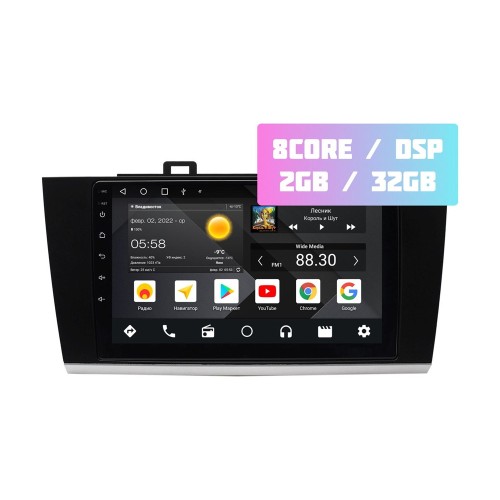 Wide Media MT9192QT-2/32 для Subaru Outback, Legacy 2014-2021 на Android 10.0