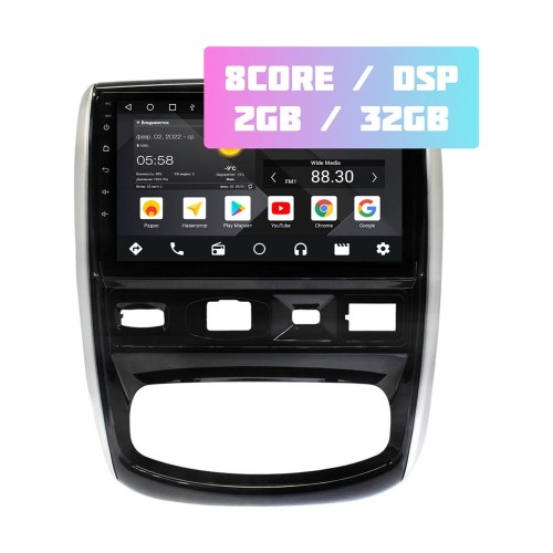 Wide Media MT9275QT-2/32 для Nissan Terrano III 2014-2022 на Android 10.0