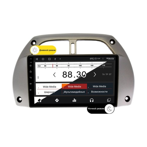 Wide Media MT9277QT-2/32 для Toyota RAV4 2000-2006 на Android 10.0