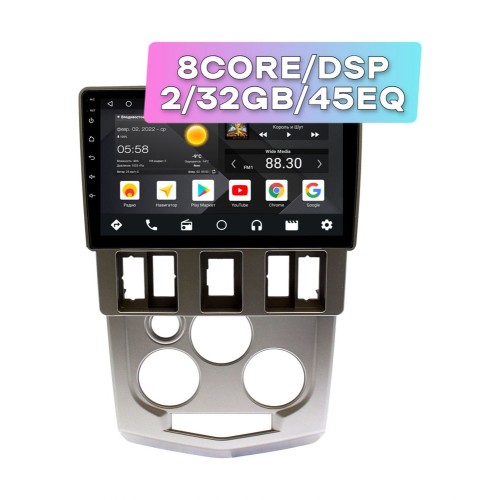Wide Media MT9322QT-2/32 для Renault Logan 2004-2009 на Android 10.0