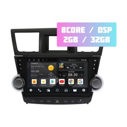 Wide Media MT1180QT-2/32 для Toyota Highlander (U40) 2007-2013 (для авто без усил., тип 3) на Android 10.0