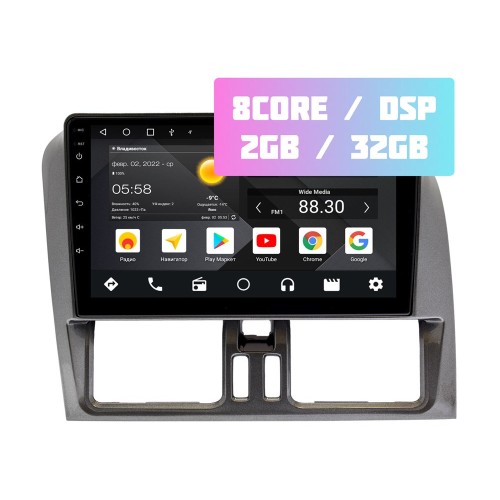 Wide Media MT9370QT-2/32 для Volvo XC60 2013-2017 на Android 10.0