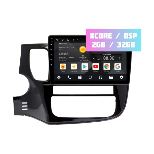 Wide Media MT1216QT-2/32 для Mitsubishi Outlander III 2012-2018 на Android 10.0
