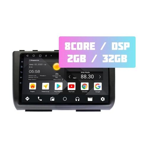 Wide Media MT1232QT-2/32 для Hyundai Creta 2021-2024 на Android 10.0