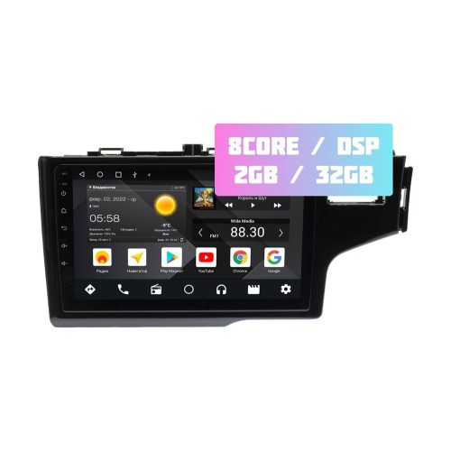Wide Media MT9444QT-2/32 для Honda FIT 2013+ на Android 10.0