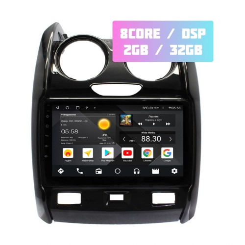 Wide Media MT9457QT-2/32 для Renault Duster 2015+ Тип3 на Android 10.0
