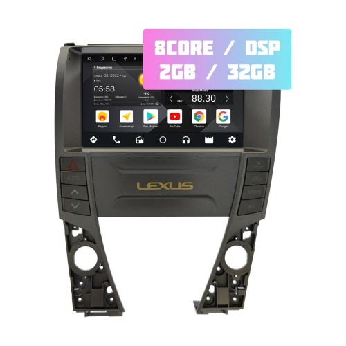 Wide Media MT9524QT-2/32 для Lexus ES 2009 - 2012 для авто с монитором (HW) на Android 10.0