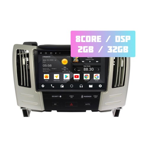 Wide Media MT9583QT-2/32 для Lexus RX II 300 2003-2009 на Android 10.0
