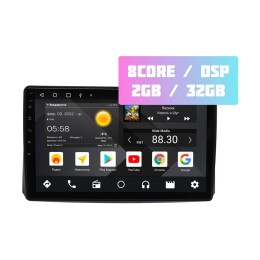 Головное устройство Wide Media MT1253QT-2/32 для UAZ Patriot 2016-2021 (с рулевым управлением) на Android 10.0