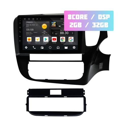 Wide Media MT9687QT-2/32 для Mitsubishi Outlander III 2012-2021 (правый руль) на Android 10.0