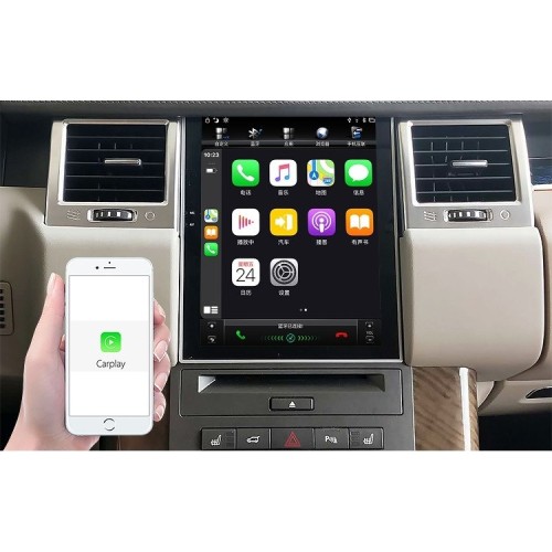 Штатная магнитола CarMedia NH-R1004-3 для Range Rover Sport 2012-2013 (BOSCH) на Android 9.0