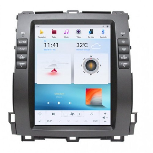 Магнитола Тесла CarMedia ZF-1116H-Q6 Tesla-Style для Lexus GX 470 2002-2009 high на Android 11.0