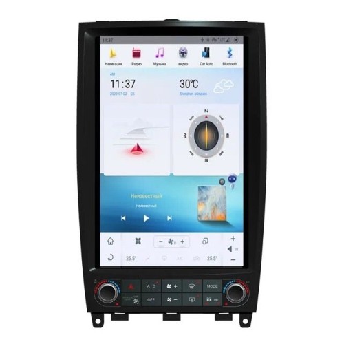 Магнитола Тесла CarMedia ZF-1250-Q6 Tesla-Style для Infiniti QX50 2013-2018 на Android 11.0