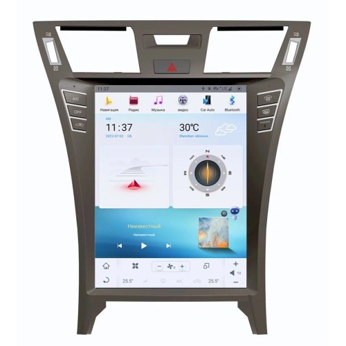 Магнитола Тесла CarMedia ZF-1303L-Q6 Tesla-Style для Lexus LS 460 2006-2009 на Android 11.0