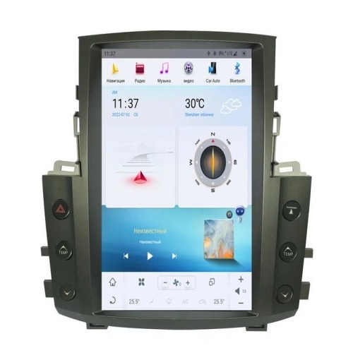Магнитола Тесла CarMedia ZF-1819-Q6 Tesla-Style для Lexus LX 570 (2007-2015) на Android 11.0