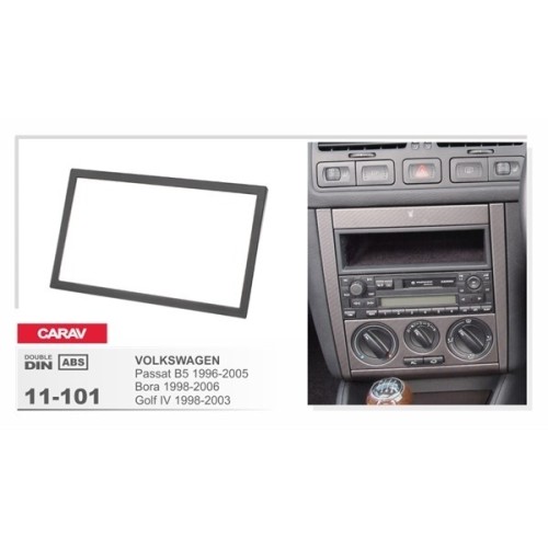 Переходная рамка CARAV 11-101/Incar RVW-N05 (VOLKSWAGEN Passat B5 1996-2005, Bora 1998-2006)