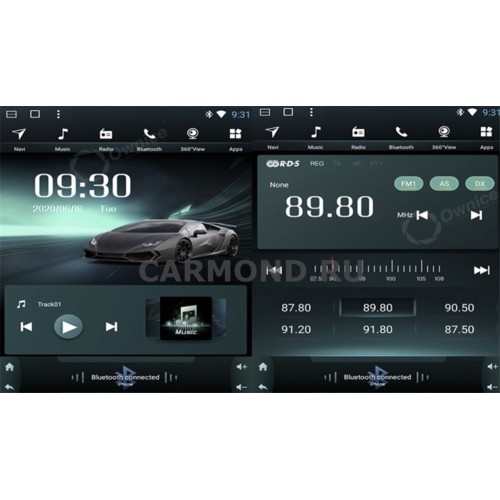 Штатная магнитола CarMedia OL-1904-D для Skoda 2005-2019 (вертикально-поворотный экран 10.1) на Android 10.0