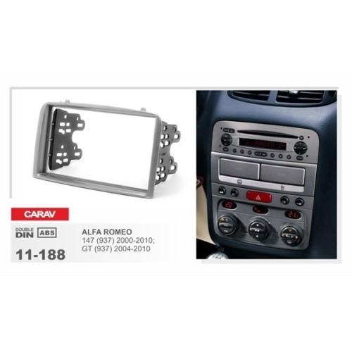 Переходная рамка CARAV 11-188 (ALFA ROMEO 147 (937) 2000-2010; GT (937) 2004-2010 w/pocket)