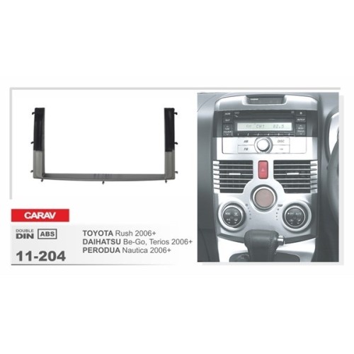 Переходная рамка CARAV 11-204 (TOYOTA Rush 2006+ / DAIHATSU Be-Go, Terios 2006+ / PERODUA Nautica 2006+)