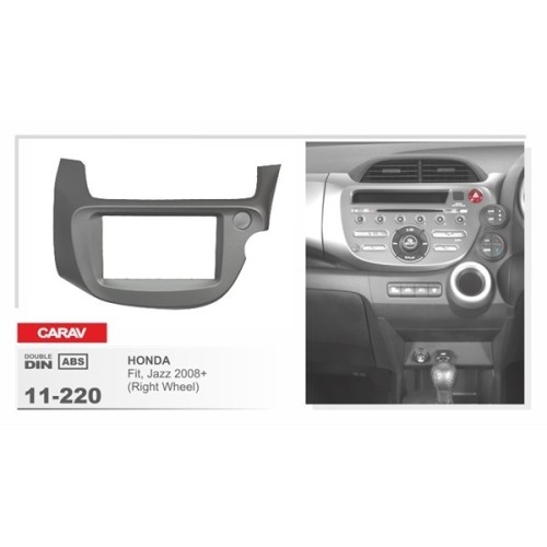Переходная рамка CARAV 11-220/Incar RHO-N09 (HONDA Fit, Jazz 2008+ (Right Wheel))