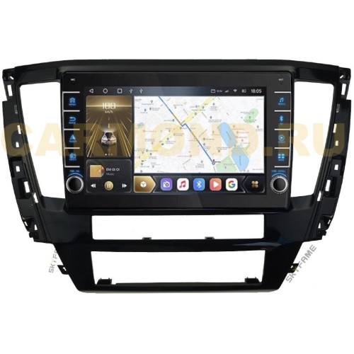 Штатная магнитола CarMedia SF-9638-2-D (с кнопками) для Mitsubishi Pajero Sport 2019-2025 на Android 10.0
