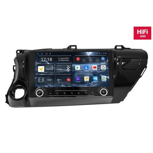 Штатная магнитола Redpower K75186 Hi-Fi для Toyota Hilux VIII 2015-2020 на Android 10.0