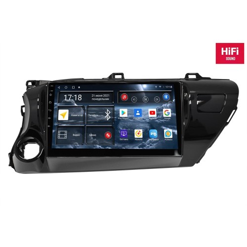 Штатная магнитола Redpower 75186 Hi-Fi для Toyota Hilux VIII 2015-2020 на Android 10.0