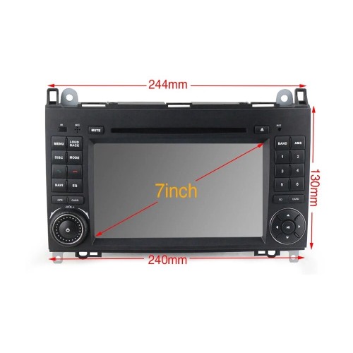Штатная магнитола CarMedia MKD-7007-P30 для Volkswagen Crafter 2006-2016 на Android 10.0