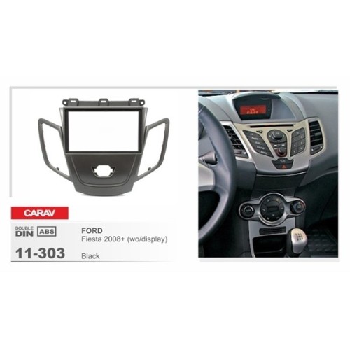 Переходная рамка CARAV 11-303/Intro RFO-N21 (FORD Fiesta 2008+ (без штатного дисплея) / Black)