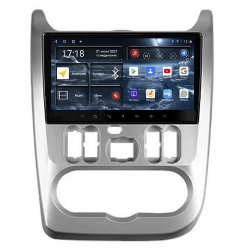 Штатная магнитола Redpower 71357 для Renault Logan, Sandero 2009-2013 на Android 10.0