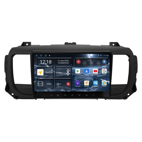 Штатная магнитола Redpower 71075TOP для Peugeot Traveller 2016-2024 с сенсорным дисплеем на Android 10.0