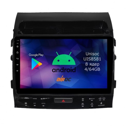 Roximo RM-1131B 4/64 ГБ для Toyota Land Cruiser 200 2007-2015 (с 360 обзором) на Android 12.0